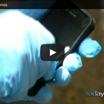 Cell phone infected with germs